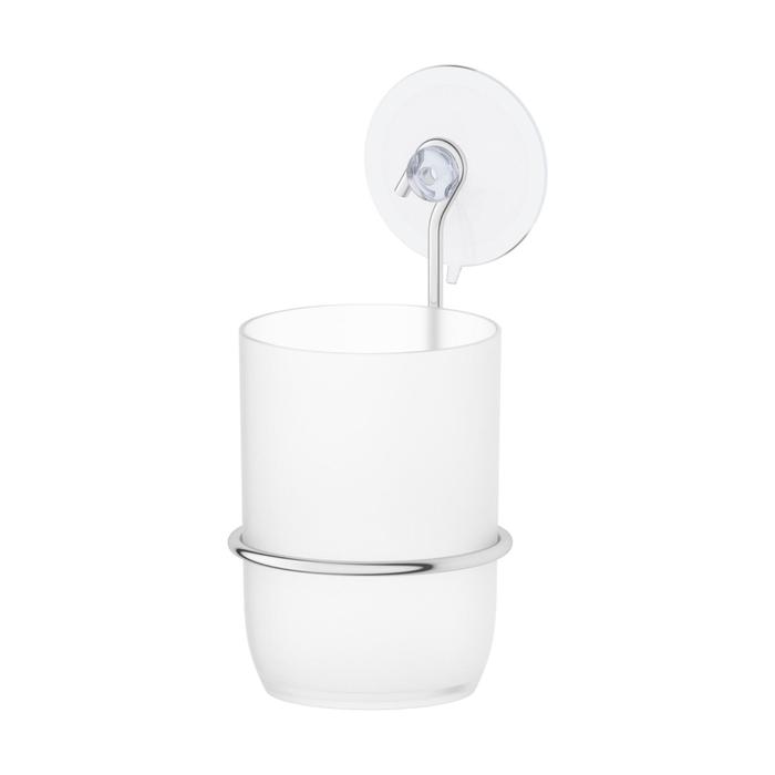 Держатель со стаканом для крепления на присосках 2382753, пластик, хром, SORCOSA
Держатель со стаканом для крепления на присосках 2382753, пластик, хром, SORCOSA