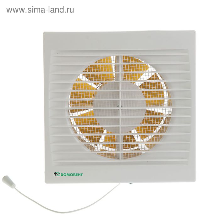 Вентилятор вытяжной "Домовент" 125 СВ, d=125 мм, 220-240 В, с шнурковым выключателем
Вентилятор вытяжной "Домовент" 125 СВ, d=125 мм, 220-240 В, с шнурковым выключателем