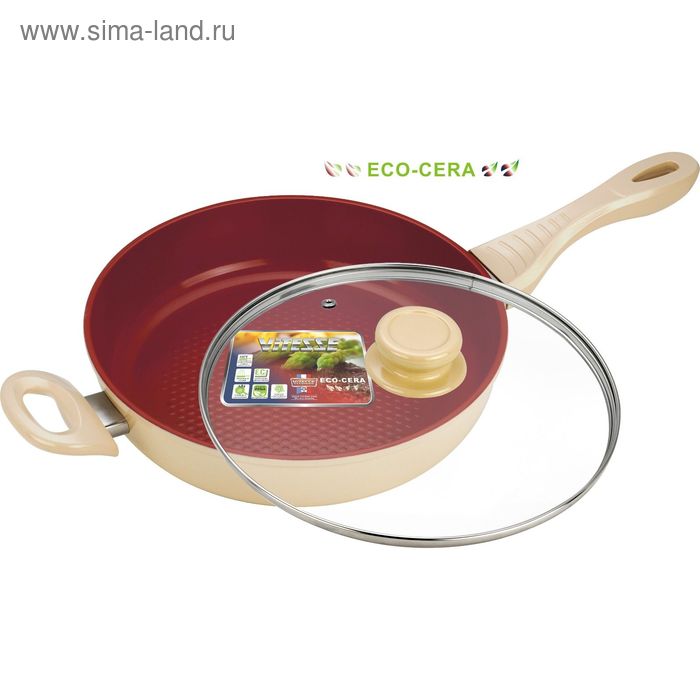 Сковорода с крышкой 24 см, цвет МИКС
Сковорода с крышкой 24 см, цвет МИКС