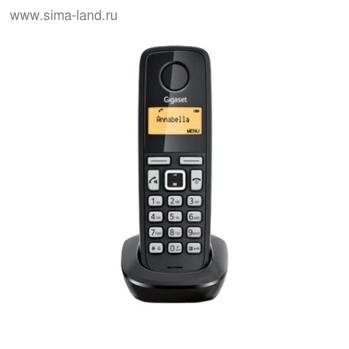 Трубка дополнительная Dect Gigaset A220H чёрная для A120/220
Трубка дополнительная Dect Gigaset A220H чёрная для A120/220