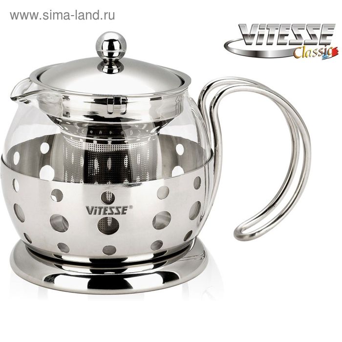 Чайник заварочный с фильтром 700 мл
Чайник заварочный с фильтром 700 мл