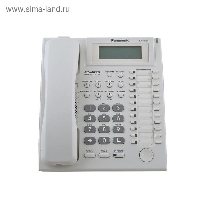 Системный телефон Panasonic KX-T7735RU белый
Системный телефон Panasonic KX-T7735RU белый