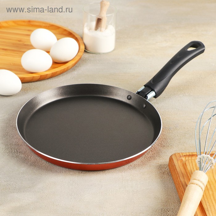 Сковорода блинная «Шёлк», d=22 см, антипригарное покрытие, цвет оранжевый
Сковорода блинная «Шёлк», d=22 см, антипригарное покрытие, цвет оранжевый