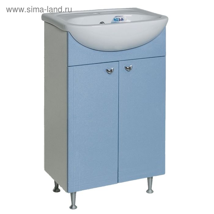 Тумба "АКВАРЕЛЬ" Классик 50, голубой металлик, с раковиной Уют 50, 49 см х 29,1 см х 72 см 241301
Тумба "АКВАРЕЛЬ" Классик 50, голубой металлик, с раковиной Уют 50, 49 см х 29,1 см х 72 см 241301