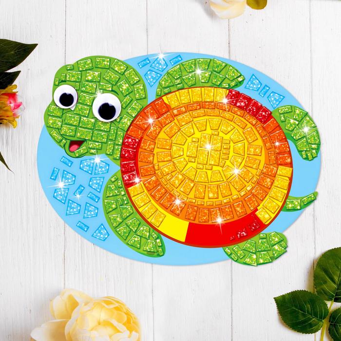 Мозаика стикерная форменная «Черепаха». Набор для творчества
Мозаика стикерная форменная «Черепаха». Набор для творчества