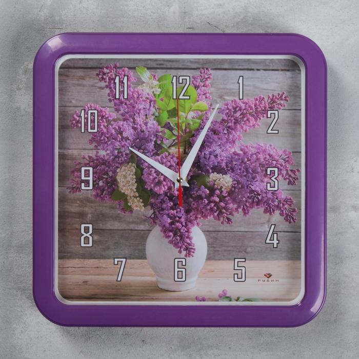 Часы настенные квадратные "Сирень", "Рубин", 30х30 см
Часы настенные квадратные "Сирень", "Рубин", 30х30 см