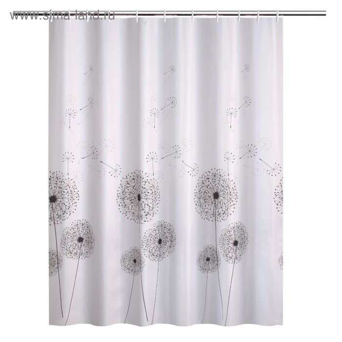 Штора для ванной Summer, кольца в комплекте
Штора для ванной Summer, кольца в комплекте