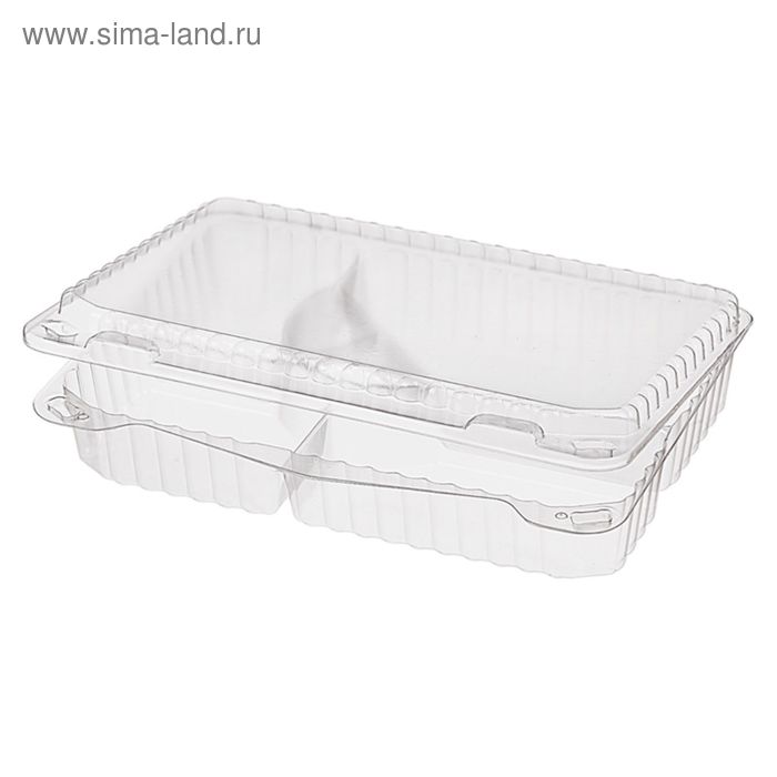 Контейнер с неразъёмной крышкой РК-25С6, прямоугольный, цвет прозрачный, размер 26,5 х 19,3 х 5 см, объём 500 мл
Контейнер с неразъёмной крышкой РК-25С6, прямоугольный, цвет прозрачный, размер 26,5 х 19,3 х 5 см, объём 500 мл