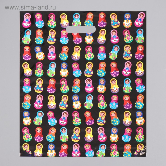 Пакет "Частушки", полиэтиленовый с вырубной ручкой, 40 х 47 см, 45 мкм
Пакет "Частушки", полиэтиленовый с вырубной ручкой, 40 х 47 см, 45 мкм