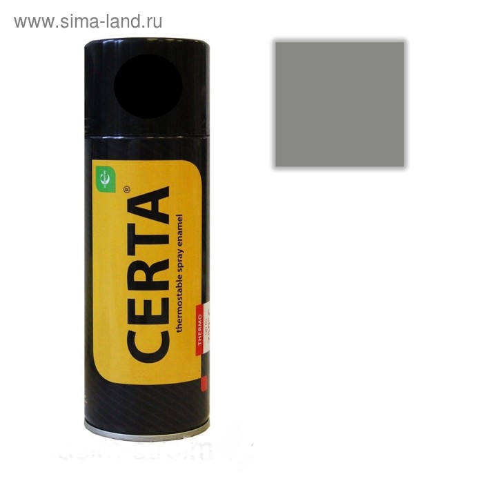 Эмаль термостойкая «Церта», до 600 °С, 0,52 л, графит, аэрозоль
Эмаль термостойкая «Церта», до 600 °С, 0,52 л, графит, аэрозоль