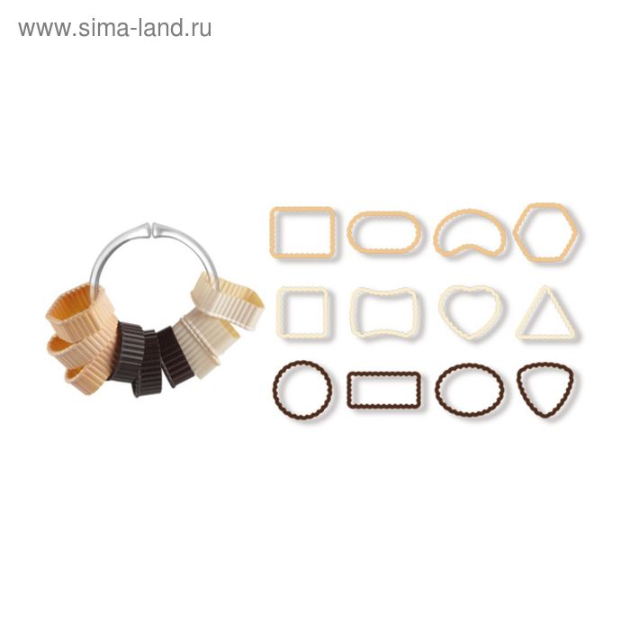 Формочки Tescoma Delecia для печенья, 12 шт.
Формочки Tescoma Delecia для печенья, 12 шт.