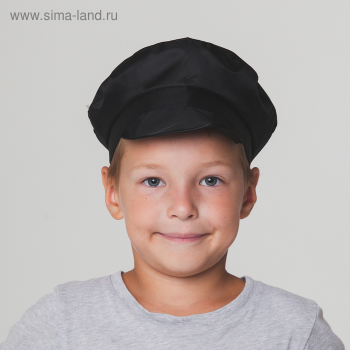 Фуражка детская, р-р 48-52, цвет чёрный
Фуражка детская, р-р 48-52, цвет чёрный