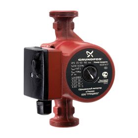 Насос циркуляционный Grundfos UPS 25-40 130, 3 скорости, 25/35/45 Вт, 50 л/мин, напор 4м
Насос циркуляционный Grundfos UPS 25-40 130, 3 скорости, 25/35/45 Вт, 50 л/мин, напор 4м