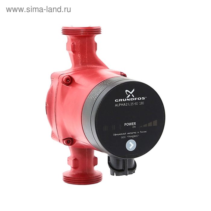 Насос циркуляционный Grundfos Alpha 2 L 25-60, 3 скорости, 5-45 Вт, 60 л/мин, напор 6м
Насос циркуляционный Grundfos Alpha 2 L 25-60, 3 скорости, 5-45 Вт, 60 л/мин, напор 6м