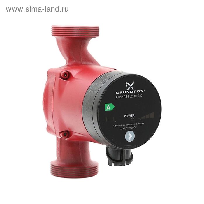 Насос циркуляционный Grundfos Alpha 2 L 32-40, 3 скорости, 5-25 Вт, 40 л/мин, напор 4м
Насос циркуляционный Grundfos Alpha 2 L 32-40, 3 скорости, 5-25 Вт, 40 л/мин, напор 4м