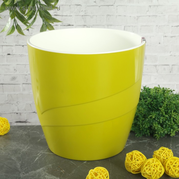 Кашпо со вставкой «Грация», 2,8 л, цвет фисташковый
Кашпо со вставкой «Грация», 2,8 л, цвет фисташковый