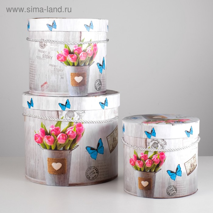 Набор коробок 3 в 1, 23 х 23 х 20 - 15 х 15 х 15 см
Набор коробок 3 в 1, 23 х 23 х 20 - 15 х 15 х 15 см