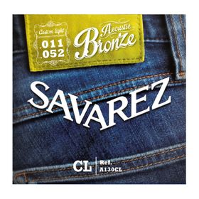 Струны для акустической гитары SAVAREZ A130CL (11,15,22,32,415,52), бронза, легкие
Струны для акустической гитары SAVAREZ A130CL (11,15,22,32,415,52), бронза, легкие