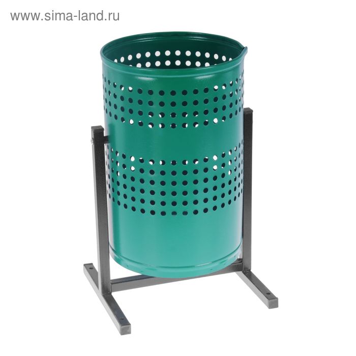 Урна для мусора «Уралочка», 21 л, перфорированная, цвет зелёная шагрень 
Урна для мусора «Уралочка», 21 л, перфорированная, цвет зелёная шагрень