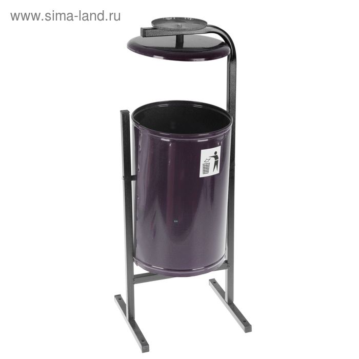 Урна для мусора «Космос», 21 л, цвет коричневый
Урна для мусора «Космос», 21 л, цвет коричневый
