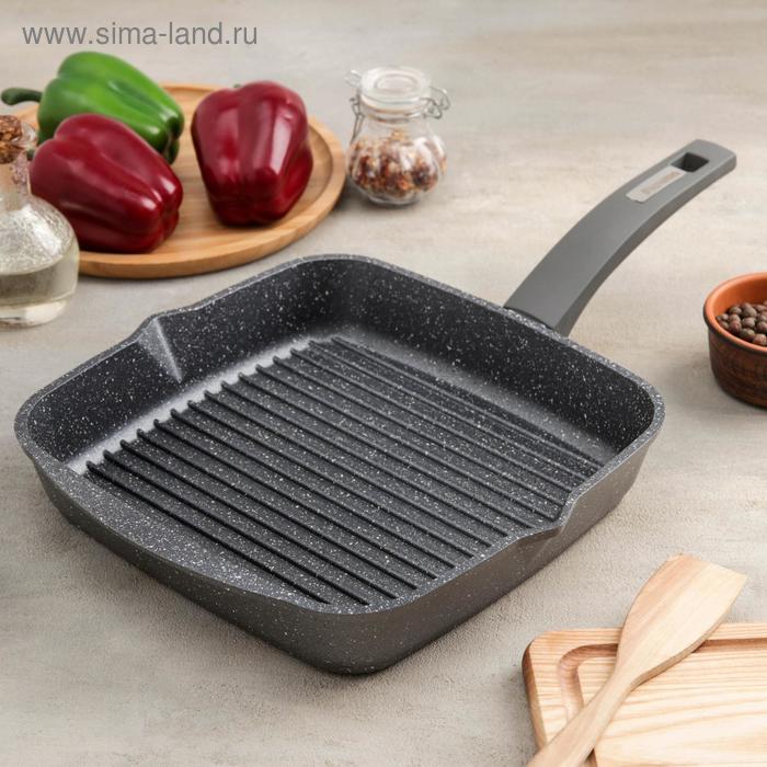 Сковорода-гриль «Гранит», 26×26 см
Сковорода-гриль «Гранит», 26×26 см