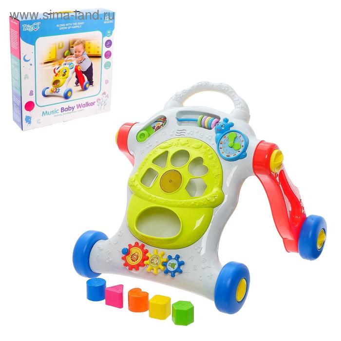 Каталка-ходунки «Топ-Топ» с сортером, вращающимися элементами, световые эффекты, звуки животных
Каталка-ходунки «Топ-Топ» с сортером, вращающимися элементами, световые эффекты, звуки животных