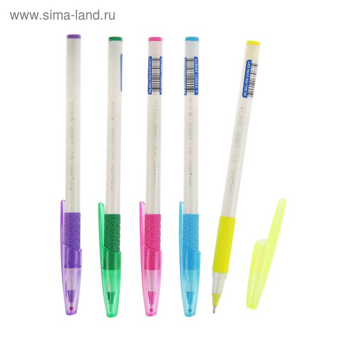 Ручка шариковая Mazari Lirio Ultra Soft, 0.7 мм, резиновый упор, синяя, корпус МИКС 
Ручка шариковая Mazari Lirio Ultra Soft, 0.7 мм, резиновый упор, синяя, корпус МИКС