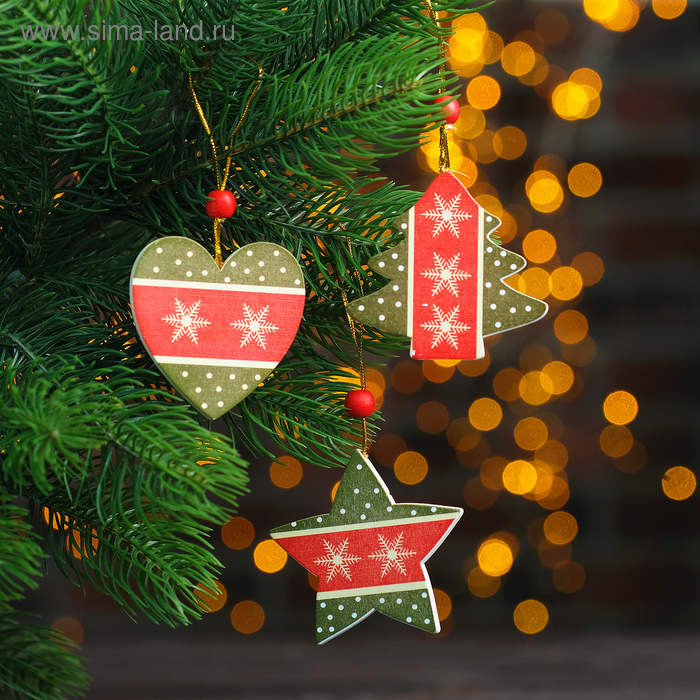 Подвеска новогодняя «Снежинки на фигурках», МИКС
Подвеска новогодняя «Снежинки на фигурках», МИКС