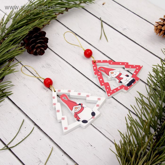 фото Подвеска новогодняя «забавный снеговичок», микс лесная мастерская