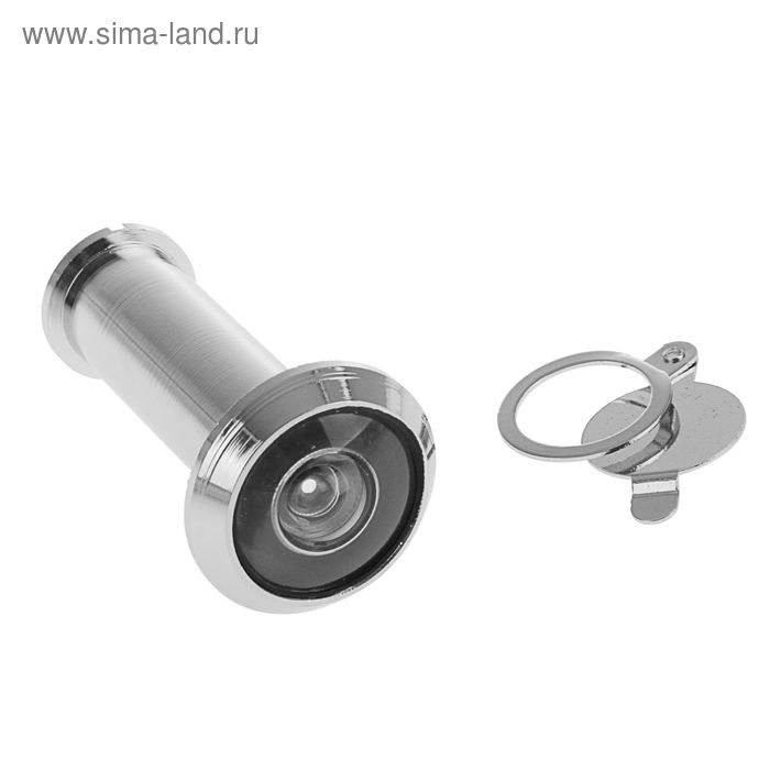 Глазок дверной, тип 2, L= 50-75 мм, d=16 мм, со шторкой, цвет хром
Глазок дверной, тип 2, L= 50-75 мм, d=16 мм, со шторкой, цвет хром