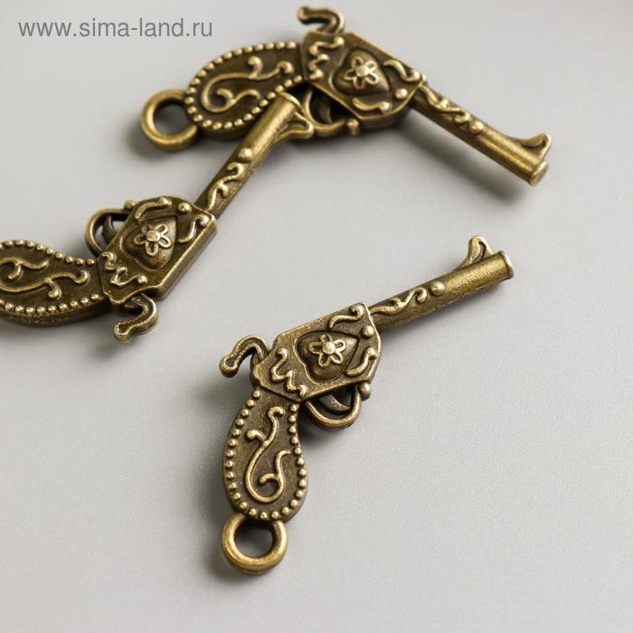 Декор металл для творчества "Револьвер" под латунь (CG1768) 4х1,5 см
Декор металл для творчества "Револьвер" под латунь (CG1768) 4х1,5 см