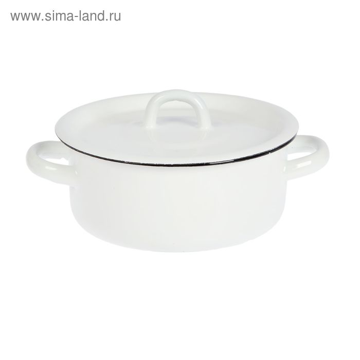 Кастрюля, 1,5 л, металлическая крышка, цвет белый
Кастрюля, 1,5 л, металлическая крышка, цвет белый