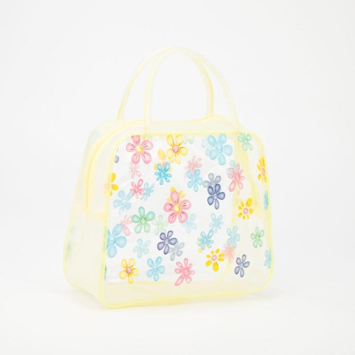 Косметичка на молнии, цвет жёлтый
Косметичка на молнии, цвет жёлтый