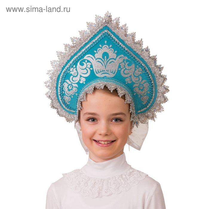 Кокошник детский «Узорный» на резинке, с завязками
Кокошник детский «Узорный» на резинке, с завязками