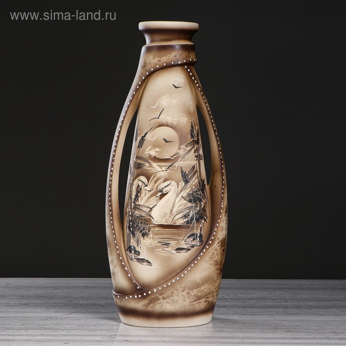 Ваза керамическая "Венеция", напольная, жемчуг, лебеди, 65 см, микс
Ваза керамическая "Венеция", напольная, жемчуг, лебеди, 65 см, микс