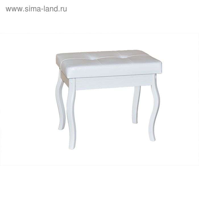 Банкетка Яна Бодега белый/Опора слоновая кость/Остин уайт