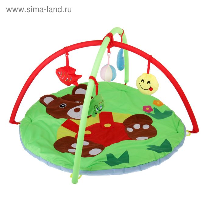 Развивающий коврик «Мишутка», с дугами, р - р 85х85х0,5 см.
Развивающий коврик «Мишутка», с дугами, р - р 85х85х0,5 см.