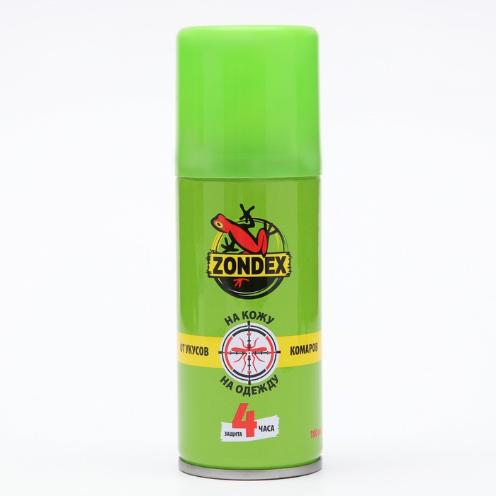 Аэрозоль от укусов комаров "Zondex", универсальный, 100 мл
Аэрозоль от укусов комаров "Zondex", универсальный, 100 мл