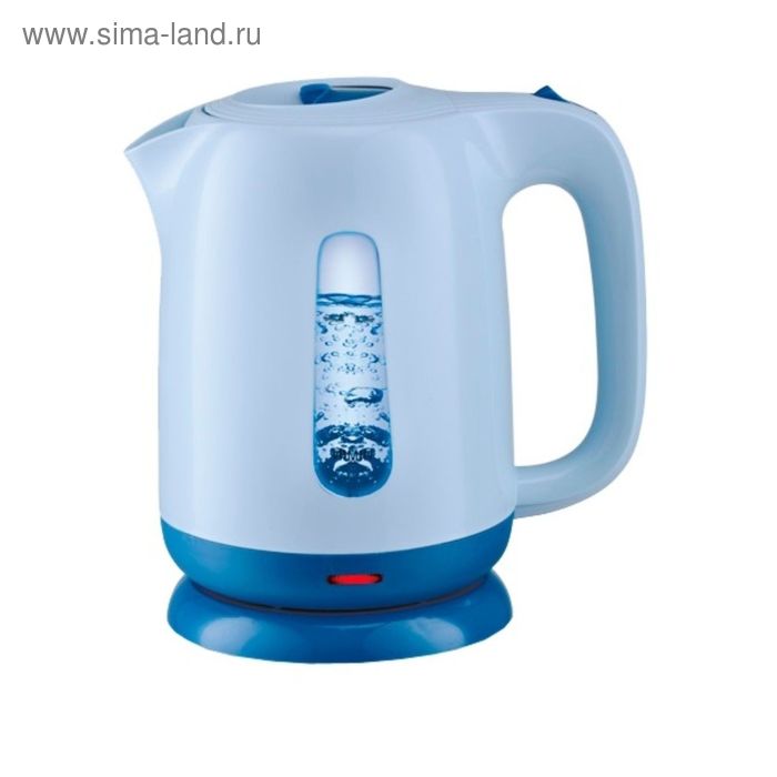 фото Чайник электрический centek ct-0044, пластик, 1.8 л, 2200 вт, голубой
