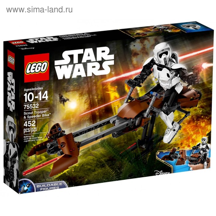 Конструктор «Штурмовик-разведчик на спидере», 452 детали
Конструктор «Штурмовик-разведчик на спидере», 452 детали
