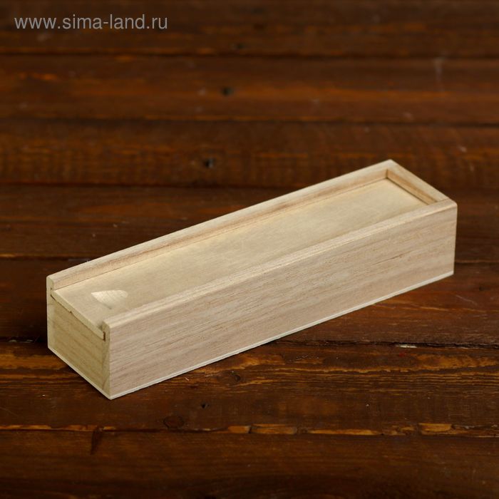 Шкатулка дерево для росписи "Пенал" 4х20х5,5 см
Шкатулка дерево для росписи "Пенал" 4х20х5,5 см