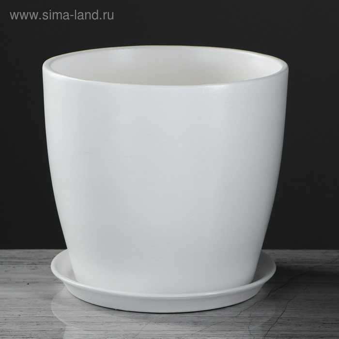 Цветочный горшок "Осень", глянец, белый, керамика, 5 л
Цветочный горшок "Осень", глянец, белый, керамика, 5 л