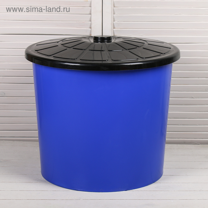 Бак пищевой, 75 л, с крышкой, синий
Бак пищевой, 75 л, с крышкой, синий