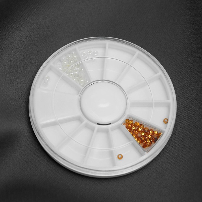 фото Органайзер для декора «карусель», 12 отделений, d = 6 × 0,8 см арт узор