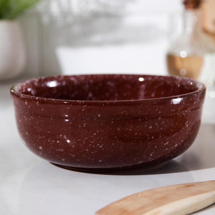 Салатник итальянский «Мрамор коричневый», 0,5 л , d=15 см
Салатник итальянский «Мрамор коричневый», 0,5 л , d=15 см