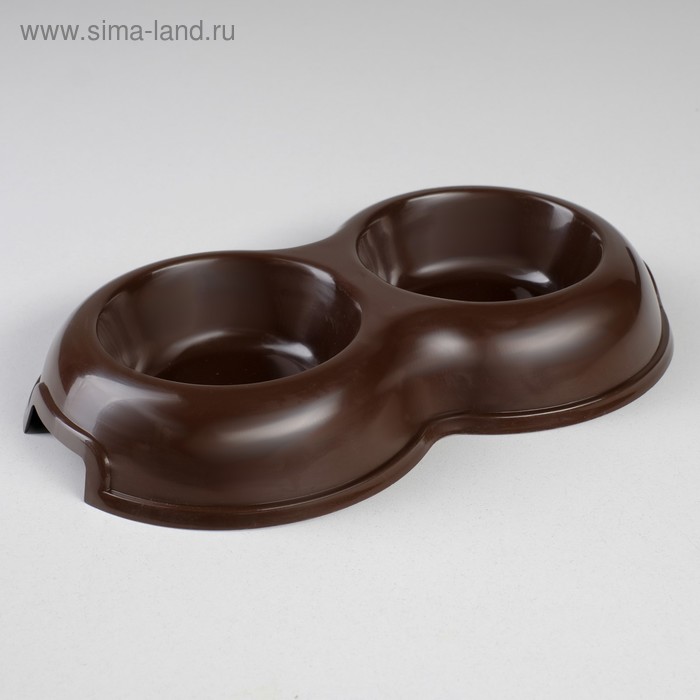 Миска для кошек двойная, шоколадный цвет, 0.2 л
Миска для кошек двойная, шоколадный цвет, 0.2 л