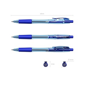 Набор ручек шариковых автоматических 3 штуки Ultra Glide Technology JOY Original, резиновый упор, узел 0.7 мм, чернила синие, длина линии письма 1300
Набор ручек шариковых автоматических 3 штуки Ultra Glide Technology JOY Original, резиновый упор, узел 0.7 мм, чернила синие, длина линии письма 1300