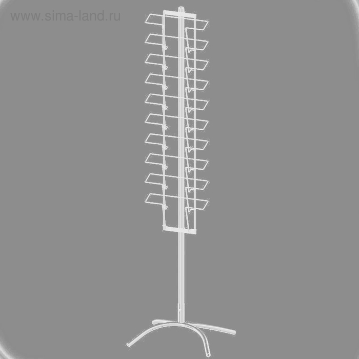 Стойка для печатной продукции напольная, 10 карманов А4 горизонтальные, цвет белый
Стойка для печатной продукции напольная, 10 карманов А4 горизонтальные, цвет белый