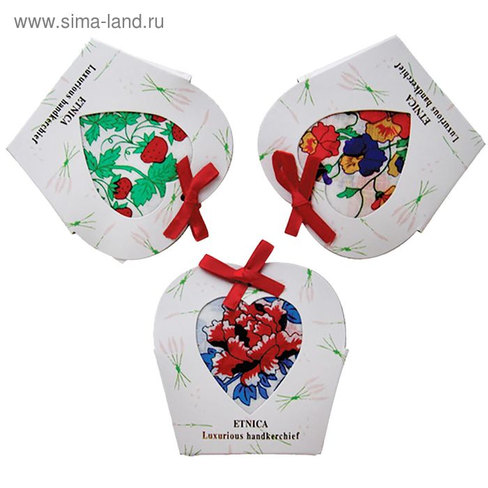 Носовой платок женский "Сердечко" в коробке (1шт) ЭТНИКА, Арт.Пд1с, 30х30, х/б
Носовой платок женский "Сердечко" в коробке (1шт) ЭТНИКА, Арт.Пд1с, 30х30, х/б