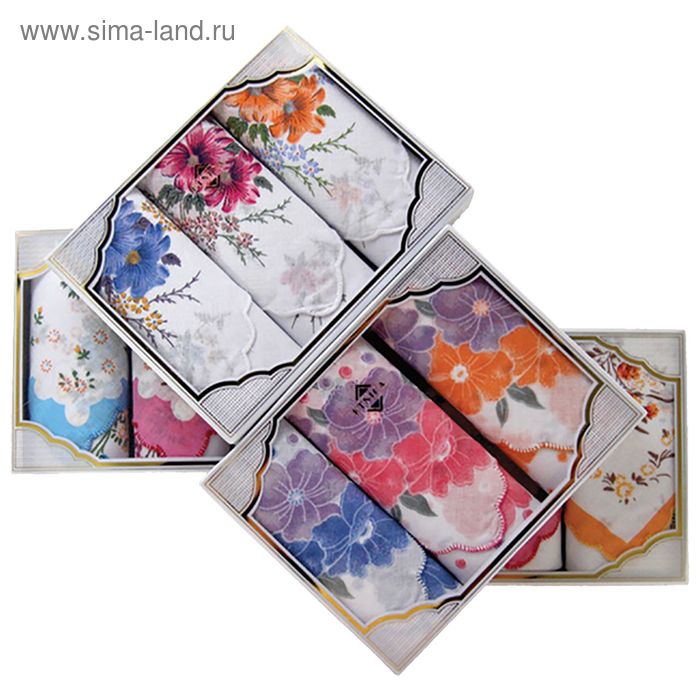 Набор женских носовых платков в коробке (3шт) ЭТНИКА, 30х30, цвет МИКС
Набор женских носовых платков в коробке (3шт) ЭТНИКА, 30х30, цвет МИКС